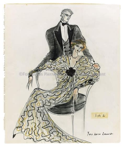 dessin yves saint laurent a vendre|Yves Saint Laurent Dessins et aquarelles .